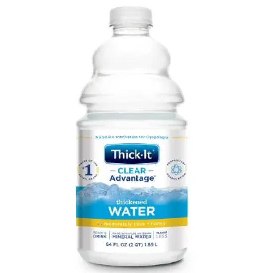 Thick-It Clear Advantage Thickened Water Unflavored 64 oz. Bottle image {3}