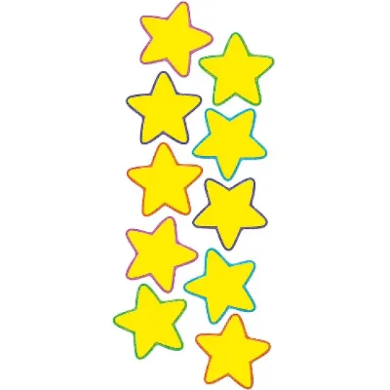 Teacher Created Resources Yellow Stars Accents 30 Per Pack 3 Packs (TCR4591-3) image {1}