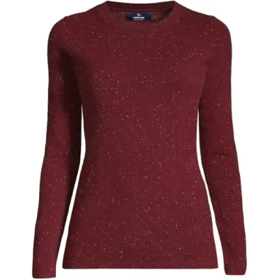 Lands' End Women's Tall Cashmere Crewneck Sweater image {4}