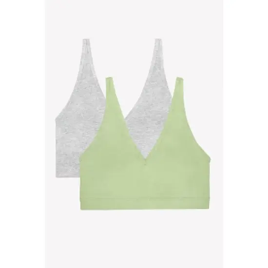 Smart & Sexy Women's Comfort Cotton Plunge Bralette image {13}
