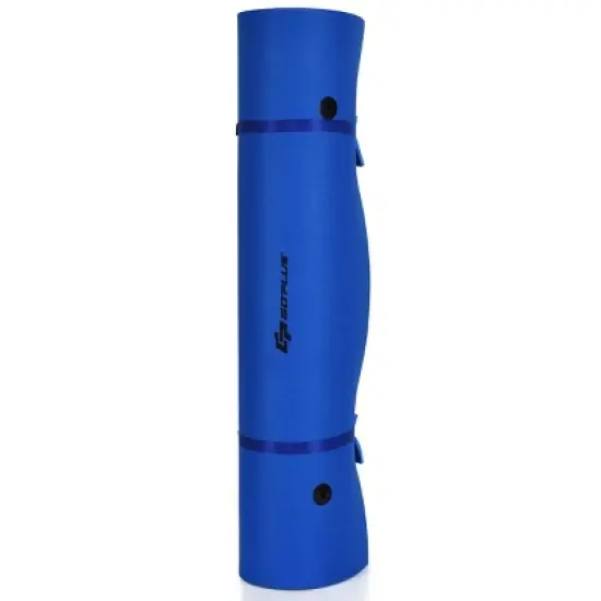 Costway 3 Layer Floating Water Pad Foam Mat Water Recreation Relaxing 9' x 6' image {9}