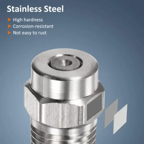 Unique Bargains Stainless Steel Durable Design Universal Surface Clean Tips 6 Pcs image {5}