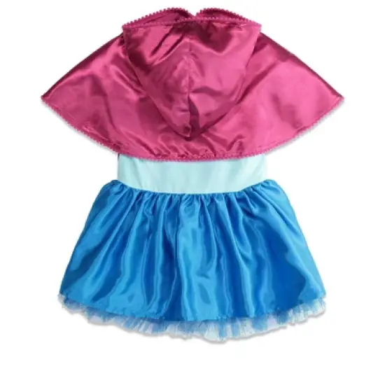 Disney Frozen Anna Fur Costume Short Sleeve Dress Princess Anna  image {3}