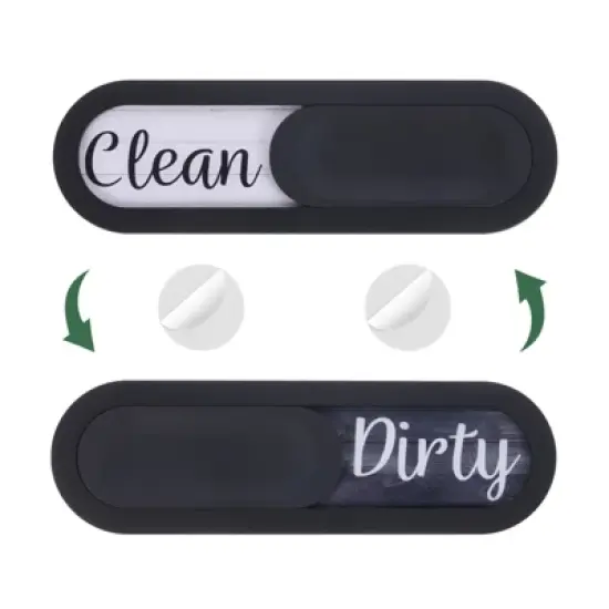 Unique Bargains Plastic Oval Non-Scratch Kitchen Dishwasher Magnet image {7}