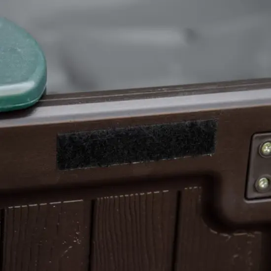 Dexmalle Kids Outdoor Sandbox with Cover Garden Bed image {3}