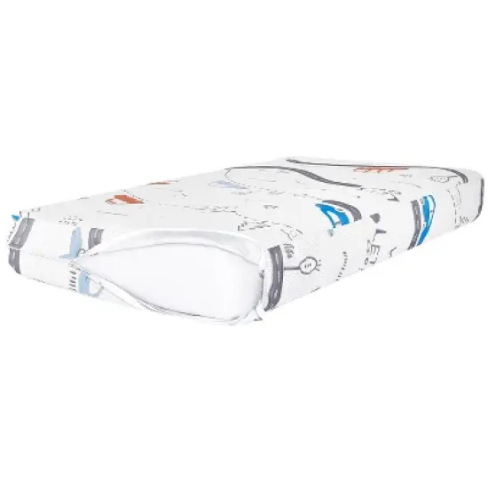 Dream On Me 150 Coil Inner Spring On The Go Crib and Toddler Mattress - White image {5}