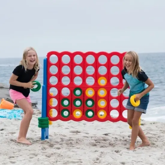 ECR4Kids Jumbo Four-To-Score Giant Game-Indoor/Outdoor 4-In-A-Row Connect image {5}