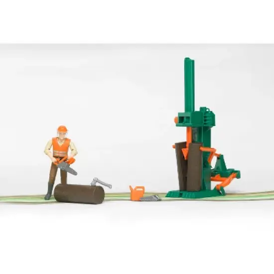 Bruder bworld Logging Set with Man, Chainsaw, Axe, Accessories image {5}