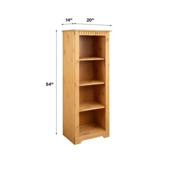 RealRooms Cubrix 4 Shelf Open Bookcase image {3}