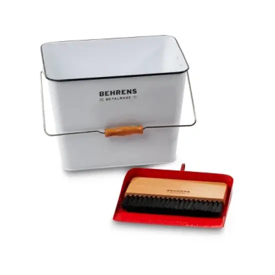 Behrens Rectangular Galvanized Steel Bucket White image {4}