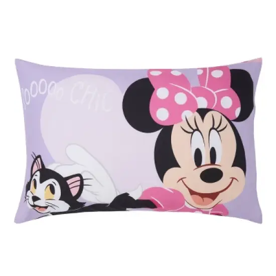 4pc Toddler Minnie Mouse Reversible Bed Set image {3}