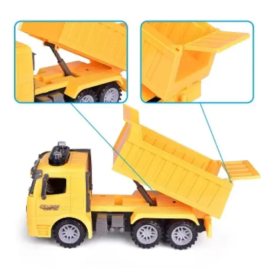 Fun Little Toys Construction Dump Truck Toy Vehicle with Sound image {3}
