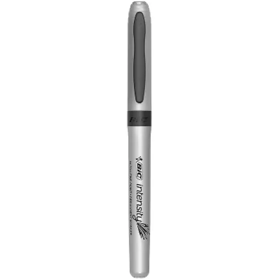 Bic Marking Ultra-Fine Tip Permanent Marker Tuxedo Black Dozen GPMU11BK image {2}