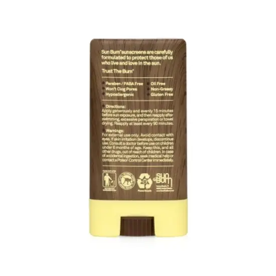 Sun Bum Sunscreen Face Stick - SPF 30 - 0.45oz image {1}