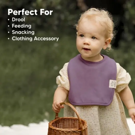 KeaBabies 8-Pack Organic Baby Bibs for Boy, Girl, Drool Bibs, Baby Bib for Girls, Boys,  Newborn Teething Bibs image {12}