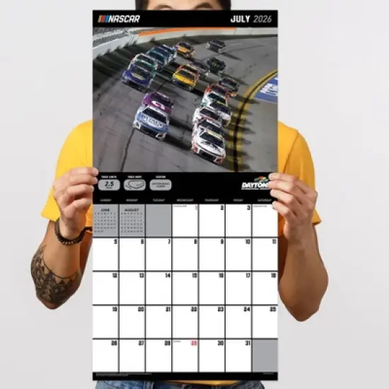 TF Publishing 13.5"x14.5" 2026 Nascar Tracks Wall Calendar image {3}