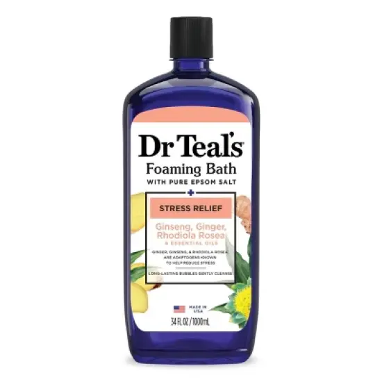 Dr Teal's Stress Relief Essential Oils Foaming Bath Soak - 34oz image {7}