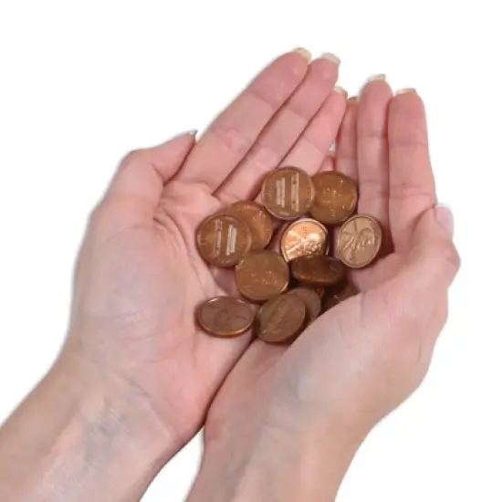 Learning Advantage Play Coins, Pennies, Set of 100 image {3}