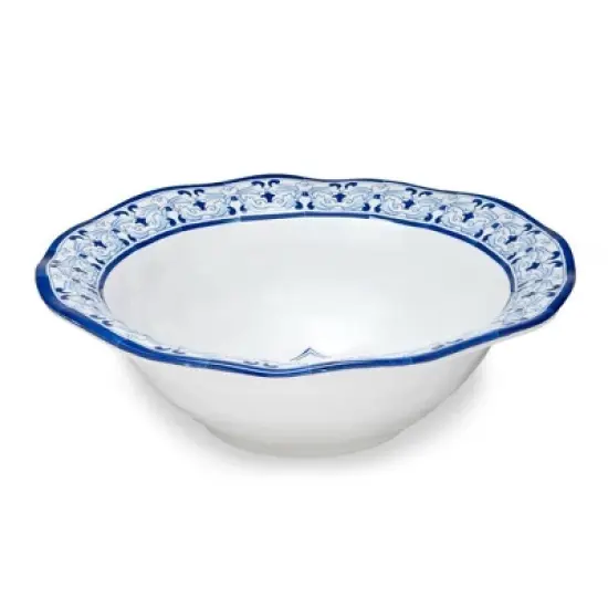 Q Home | Talavera 12" Melamine Serving Bowl image {1}
