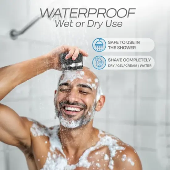 HUMMINGBIRD MK13 Premium Head Shaver, 7 Blade Electric Razors for Men, Rechargeable Wet & Dry Electric Head Shavers for Bald Men, Travel Case image {2}