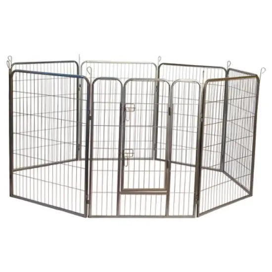  Iconic Pet Heavy Duty Metal Tube Pen Pet Dog Exercise and Training Playpen image {4}