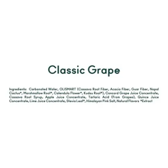 OLIPOP Mini's Classic Grape Soda - 6pk/7.5 fl oz Cans image {6}