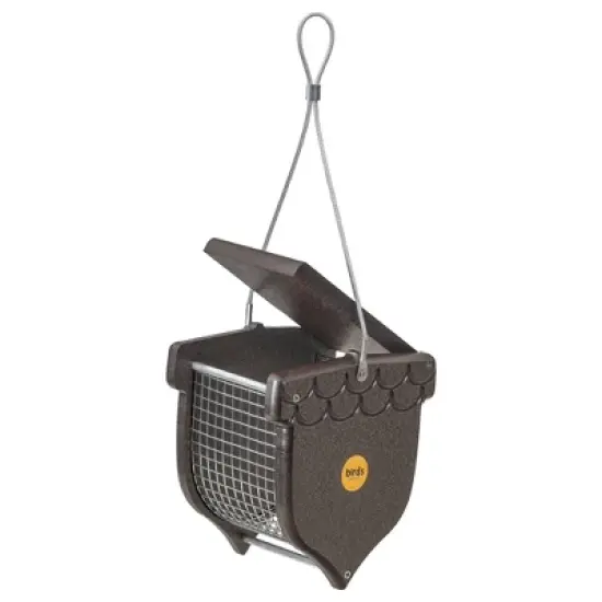 Birds Choice Acorn Shaped Peanut Bird Feeder - Brown: Weather-Resistant, No Assembly, PET Material image {2}