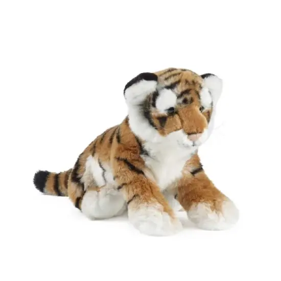 Living Nature Tiger Sitting Plush Toy image {1}
