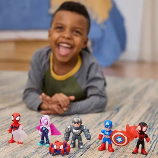 Spidey and His Amazing Friends 3" Collection Pack Action Figure Playset image {4}