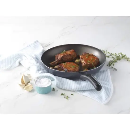 GoodCook 10" Everyday Saute Pan: Nonstick Aluminum, Dishwasher-Safe, Gas & Electric Compatible, 1 Year Warranty image {1}