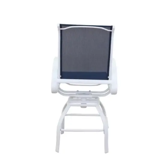 Courtyard Casual Santa Fe 3 pc Balcony Height 36" Round Dining Set  Includes one 36" Balcony Table and two Balcony Swivel Stools image {7}