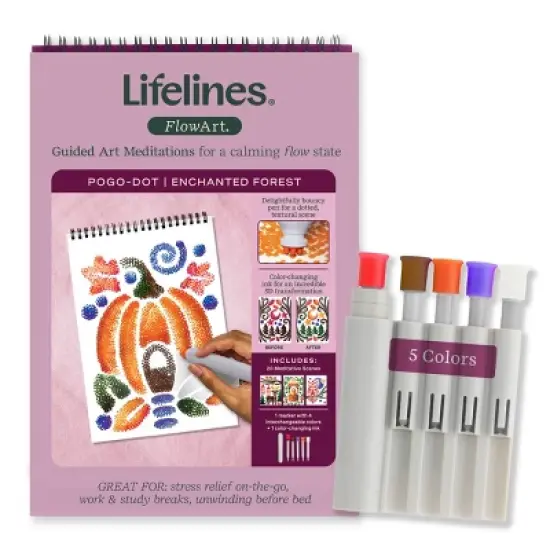 Lifelines FlowArt Pogo-Dot Enchanted Forest Felt Tip Pen image {12}