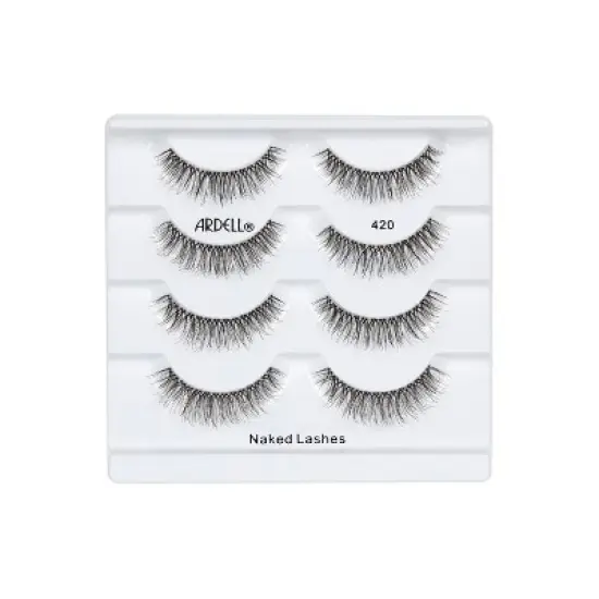 Ardell Naked 420 False Eyelashes - Black - 4pr image {2}