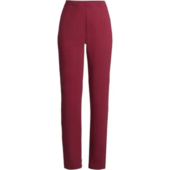 Lands' End Women's Sport Knit High Rise Elastic Waist Pull On Pants image {19}
