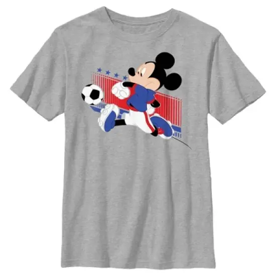 Boy's Disney Mickey Mouse Soccer USA T-Shirt image {4}