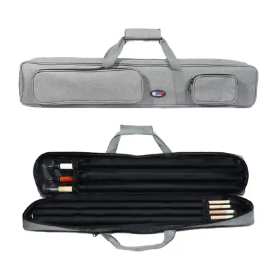 GSE 3x4 Soft Cue Case, Pool Cue Stick Carrying Case, Billiard Cue Case - Holds 3 Butts and 4 Shafts image {10}