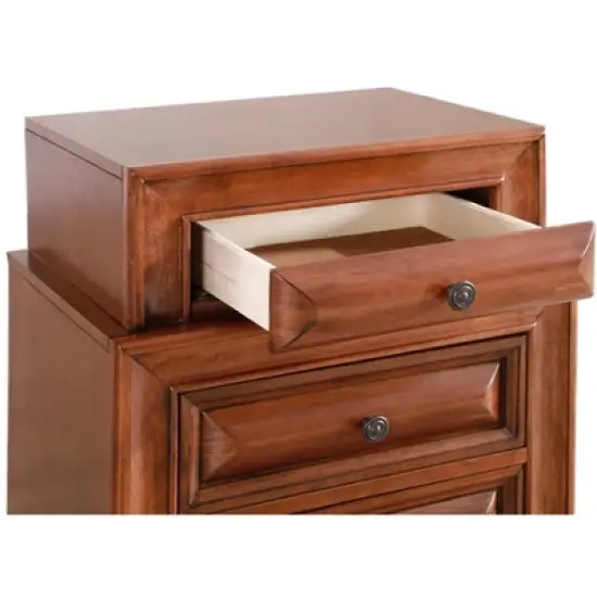 Passion Furniture LaVita 3-Drawer Oak Nightstand (29 in. H x 17 in. W x 24 in. D) image {2}