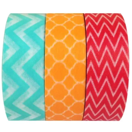 Popsicle Pizzazz Japanese Washi Masking Tape (Set of 3) image {3}