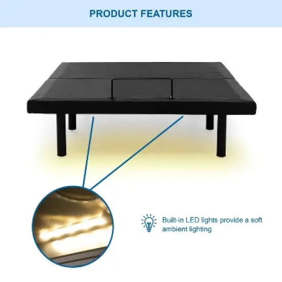 Serene Programable Positions with Adjustable Bed Frame - HOMES: Inside + Out image {4}