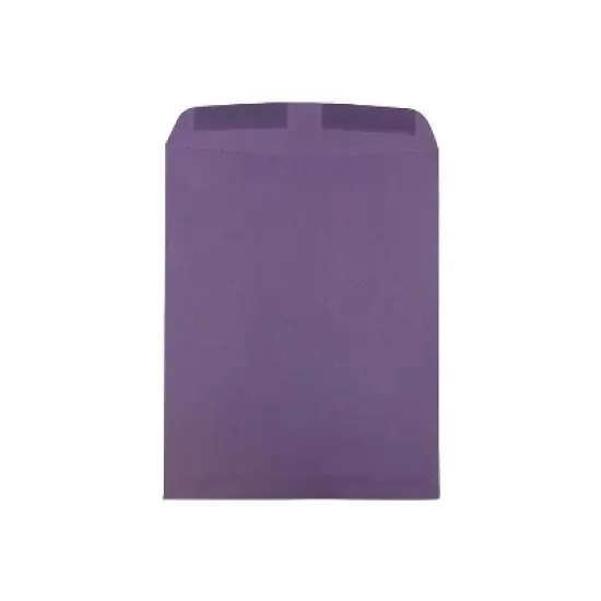 JAM Paper 10 x 13 Open End Catalog Envelopes Dark Purple 50/Pack (1287032i) 1287032I image {1}