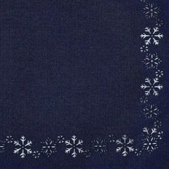 Elrene Snowflake Laser Cut Tablecloth - Elrene Home Fashions image {2}