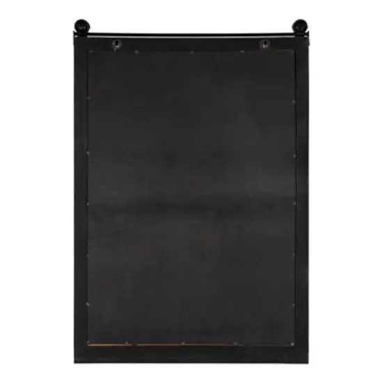 21.5" x 2" Cates Barn Door Wood Framed Chalkboard Rustic Brown - Kate and Laurel image {3}