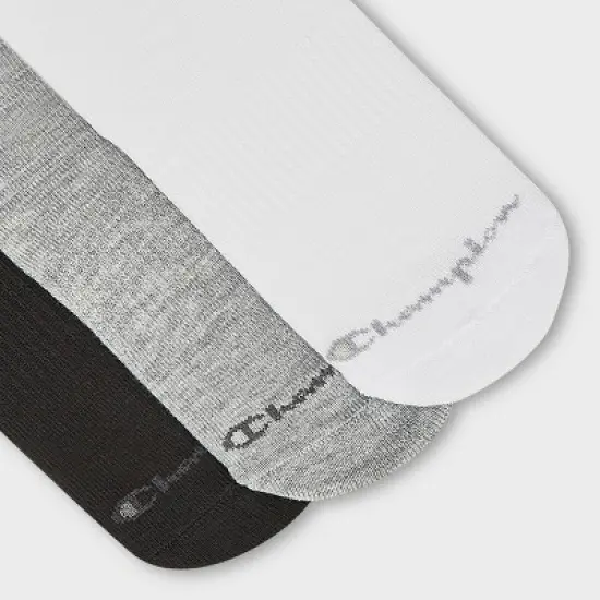 Champion Women's 10pk Low Cut Socks - White/Black/Grey image {2}