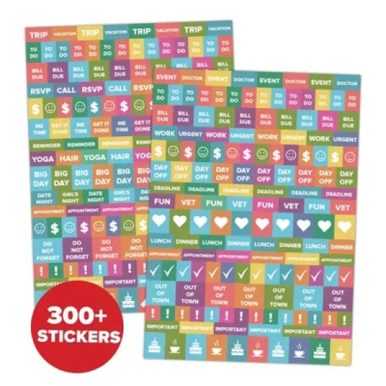 Willow Creek Press 2023-24 Academic Weekly Planner 6.5"x8.5" Softcover Cabana Stripe image {4}