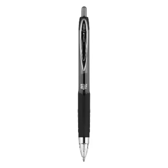 uni-ball 207 RT Retractable Gel Pens Bold Point Black Ink 344742 image {2}