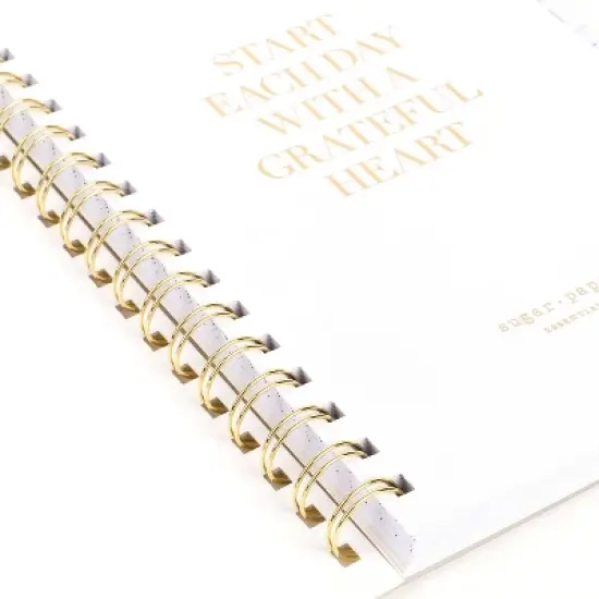 Sugar Paper Essentials 2024 Planner 8.5"x6.5" Weekly/Monthly Frosted Pink image {6}