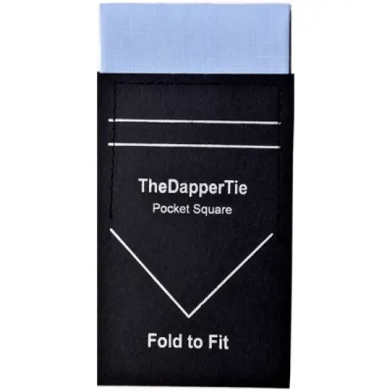 Men's Linen Flat Pre Folded Pocket Square - TheDapperTie image {6}