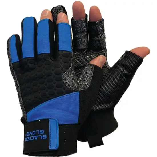 Glacier Glove Wiring Fishing Gloves - Black image {1}