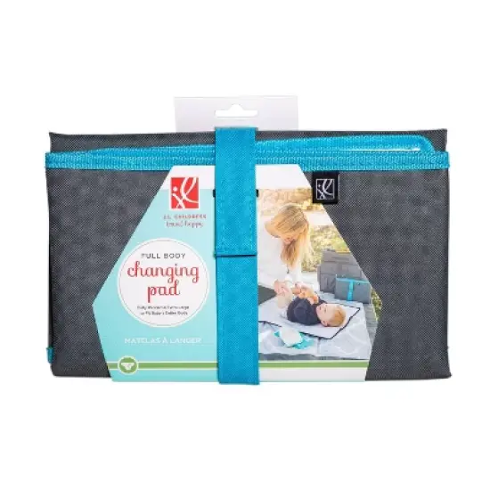 J.L. Childress Full Body Changing Pad - Gray Teal image {7}