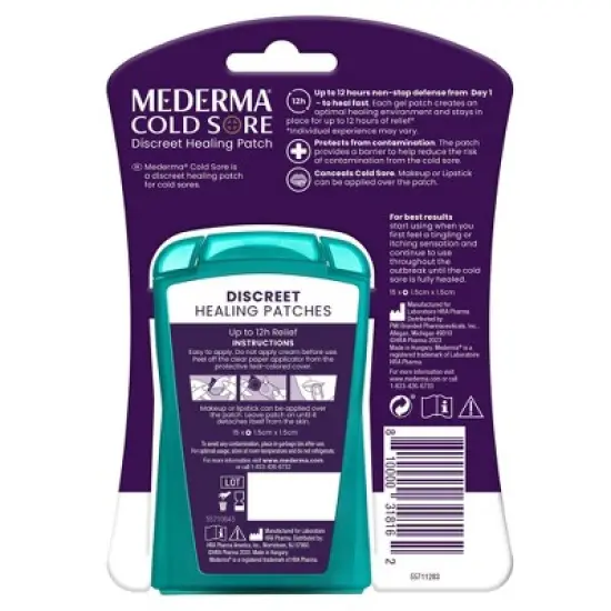 Mederma Cold Sore Discreet Healing Patch - 15ct image {6}
